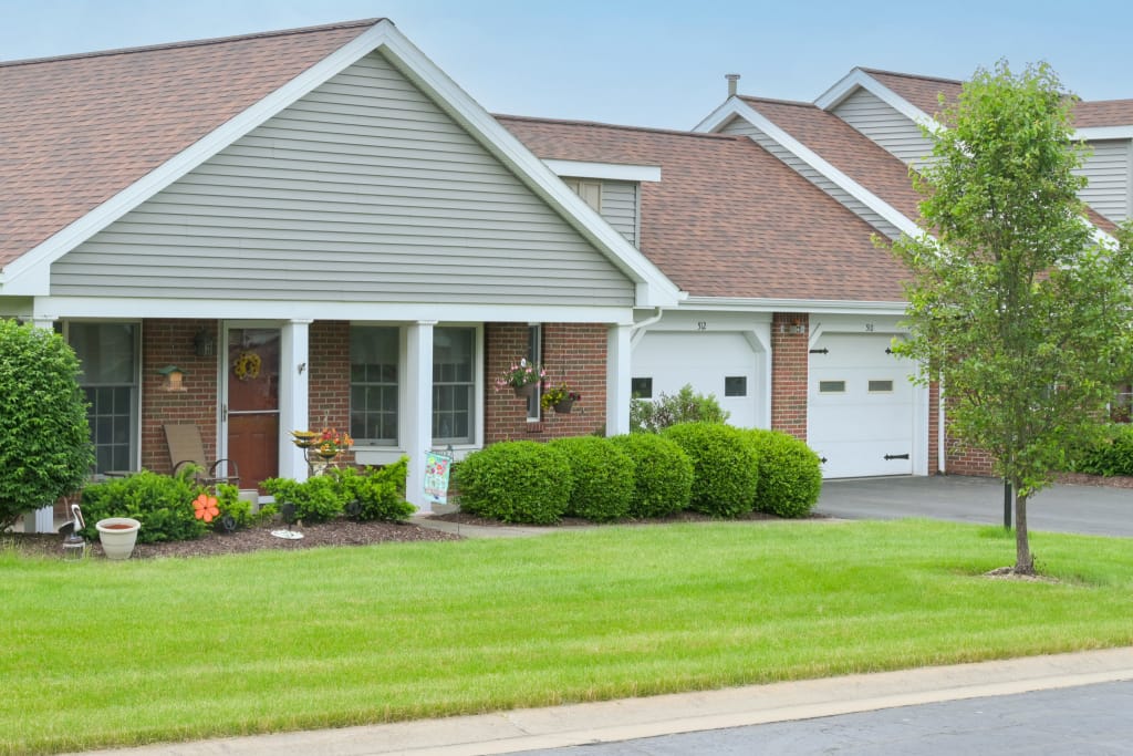 Exterior view of a well-maintained assisted living residence