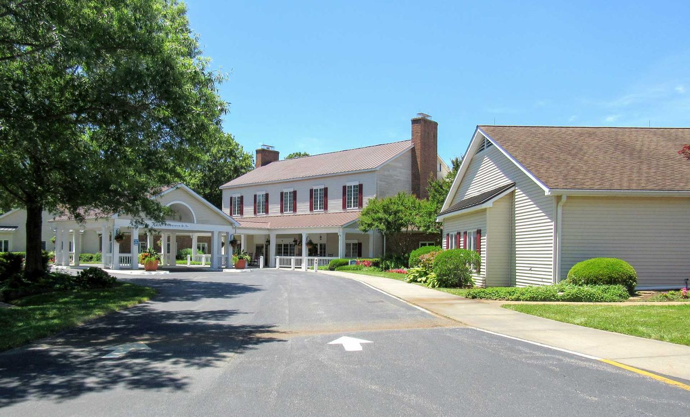 Entrance view of the Rappahannock Westminster Canterbury facility