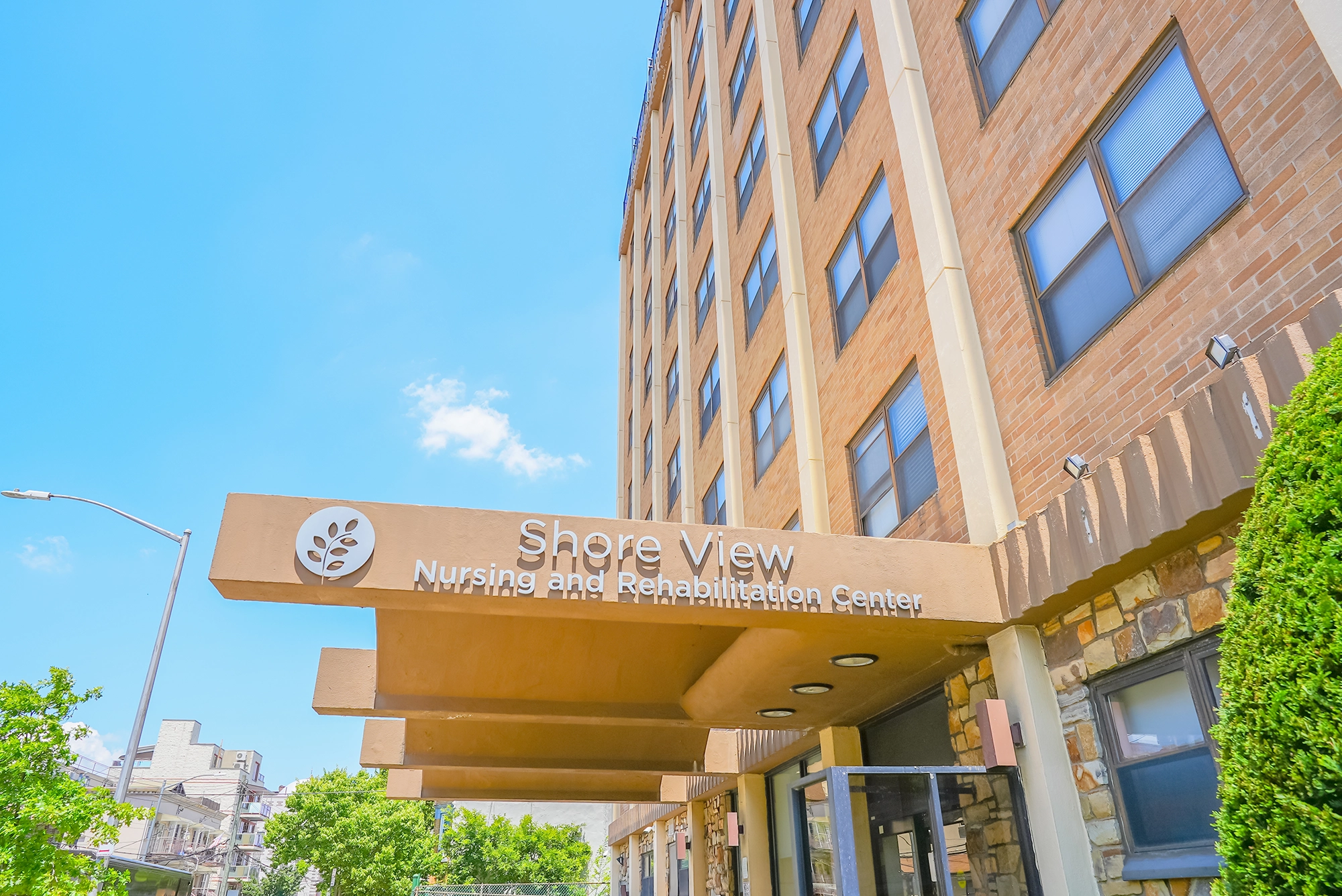 Outside view of Shore View Nursing and Rehabilitation Center