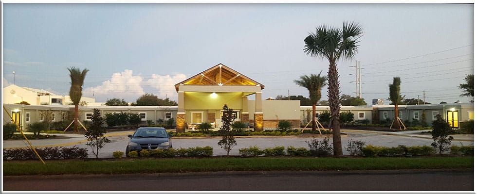 Exterior view of Walton Place assisted living facility