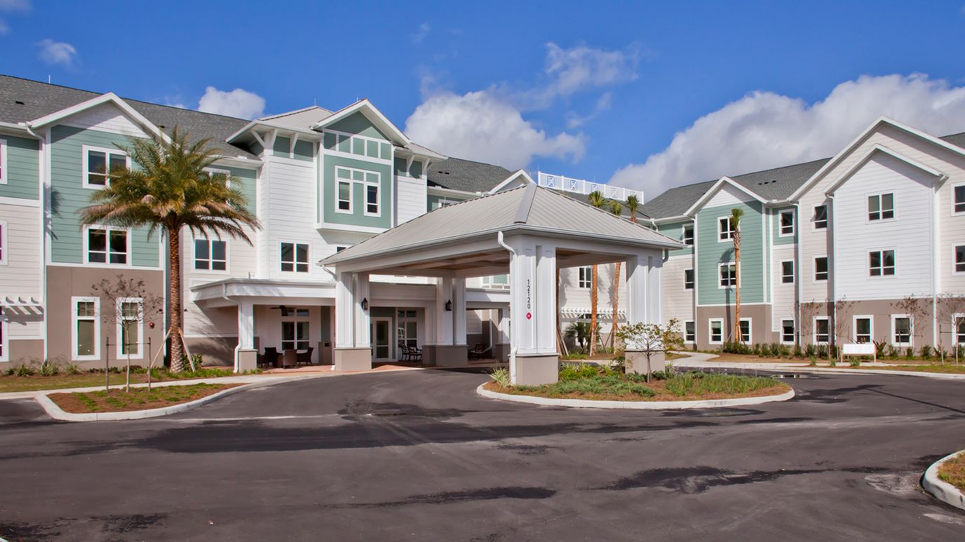 Exterior view of Trinity Springs assisted living facility