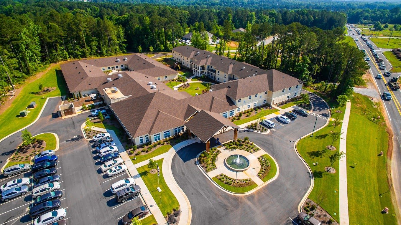 Aerial view of Prema at Suwanee Creek campus