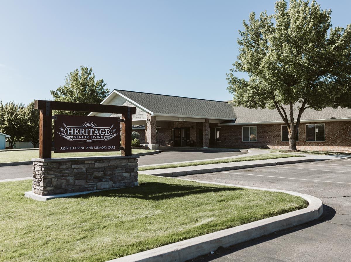 Exterior view of Heritage Senior Living facility