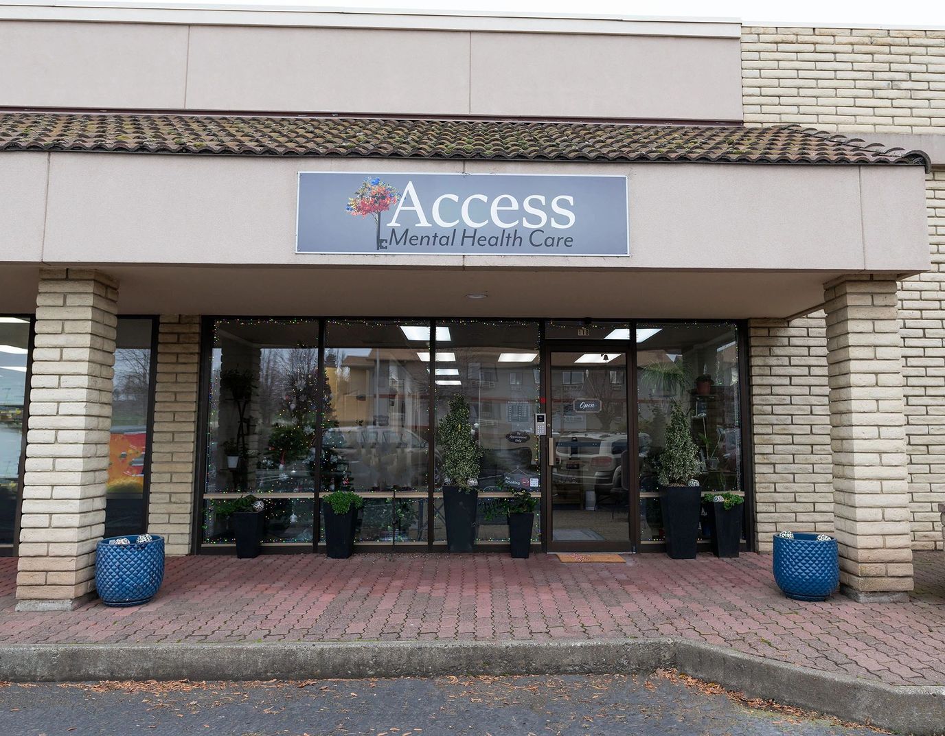 Exterior view of Access Mental Health Care building