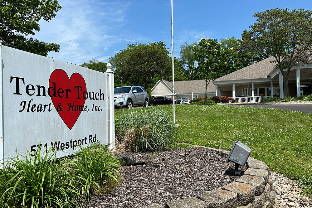 Exterior view of Tender Touch Heart & Home facility