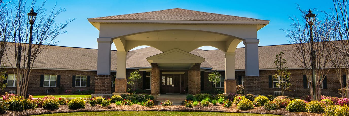 Entrance of Ouachita Healthcare and Rehabilitation Center