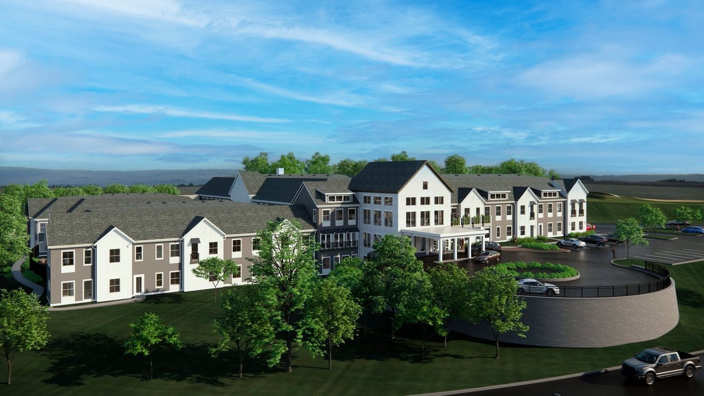 Exterior view of Newbridge Retirement Community building