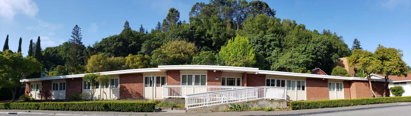 Exterior view of Greenwood Assisted Living facility.