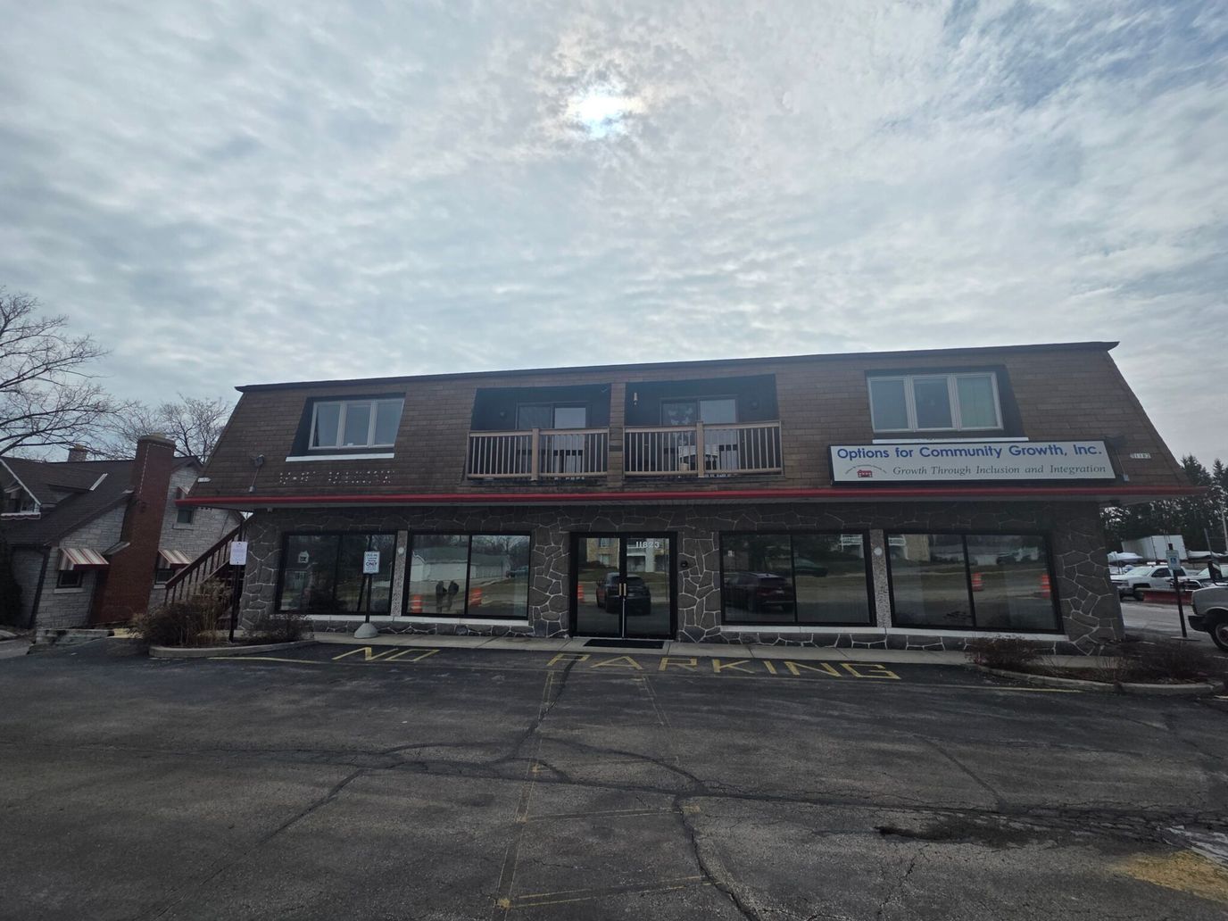 Exterior view of Options for Community Growth facility