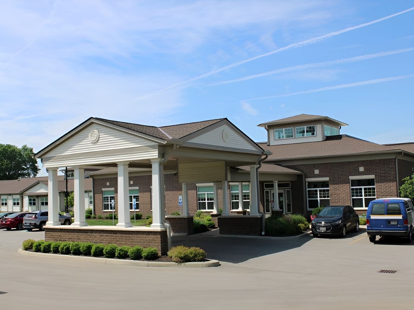 Front entrance of Avenue at Wooster Assisted Living