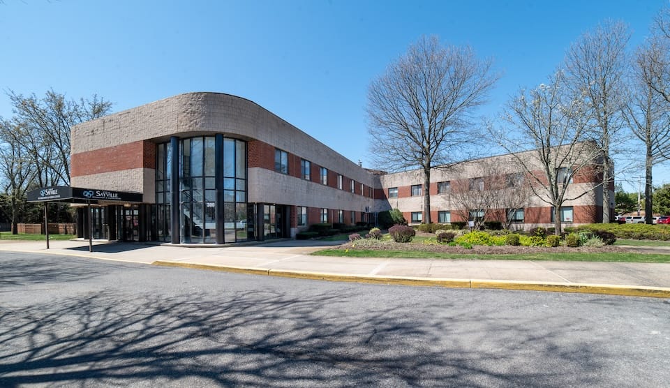 Exterior view of Luxor at Sayville Rehabilitation & Nursing Center