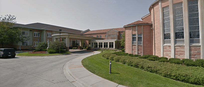 Building exterior of New Cassel Retirement Center