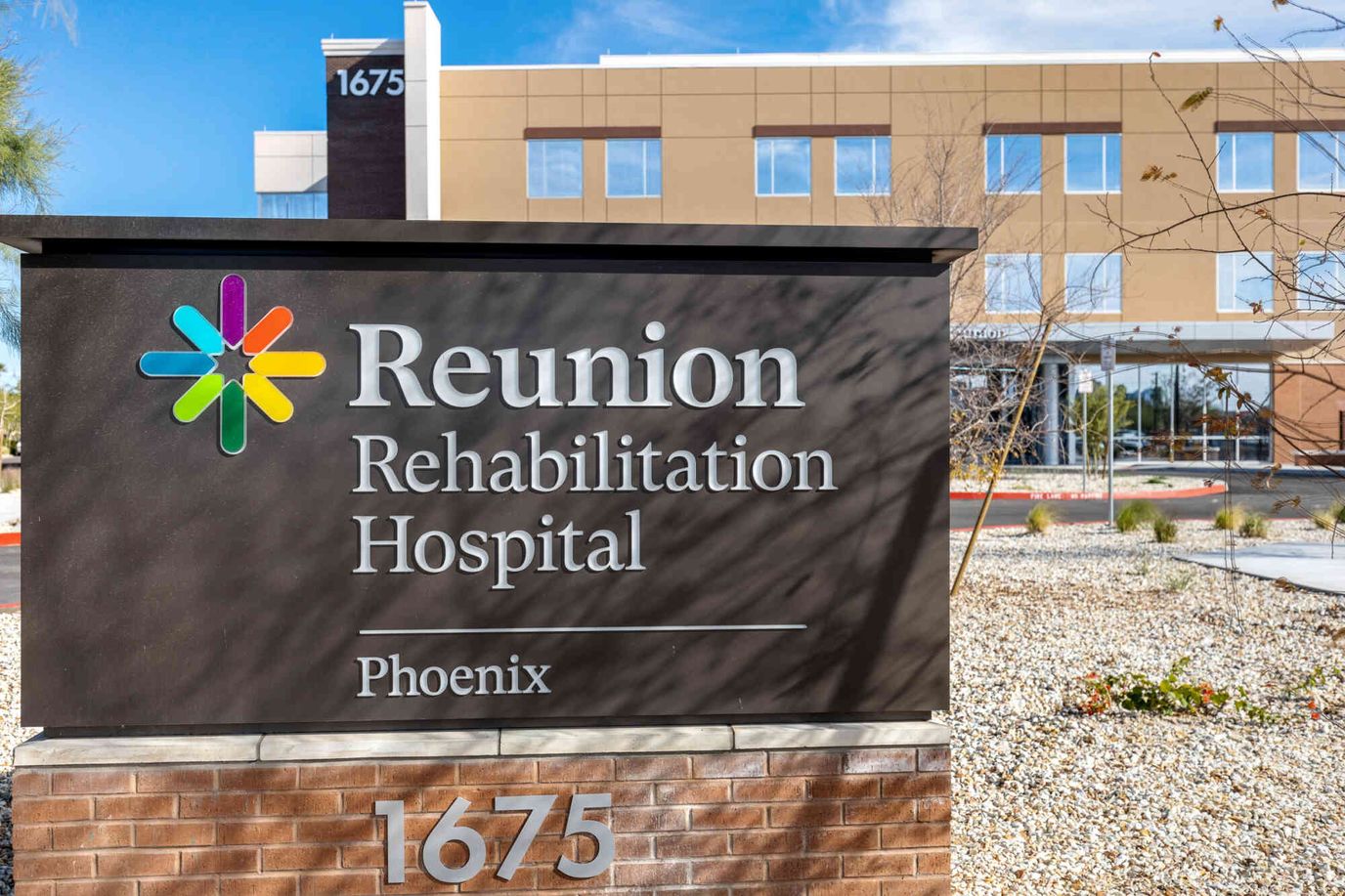 Sign for Reunion Rehabilitation Hospital Denver