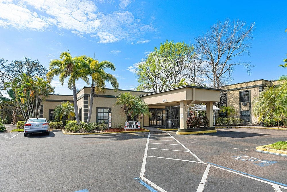 Exterior view of Oakpark Health & Rehabilitation Center.