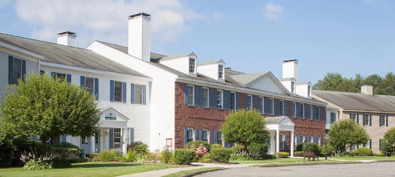 Exterior view of a senior living facility