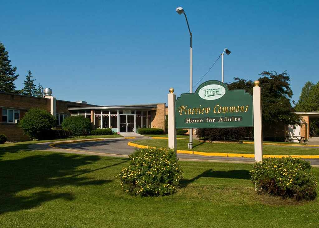 Exterior view of Pineview Commons facility