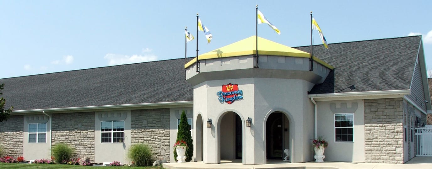 Exterior view of a senior living facility entrance
