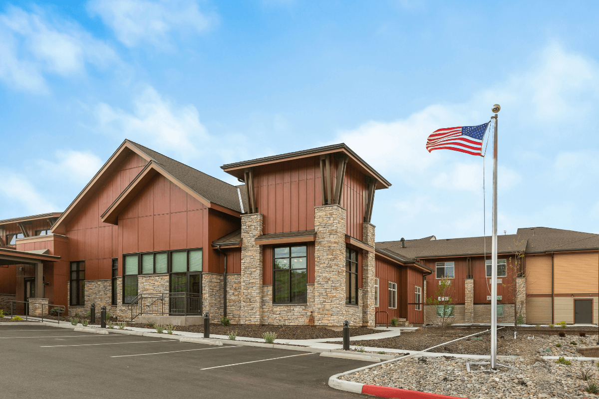 Exterior view of the Sierra Basin Post Acute building