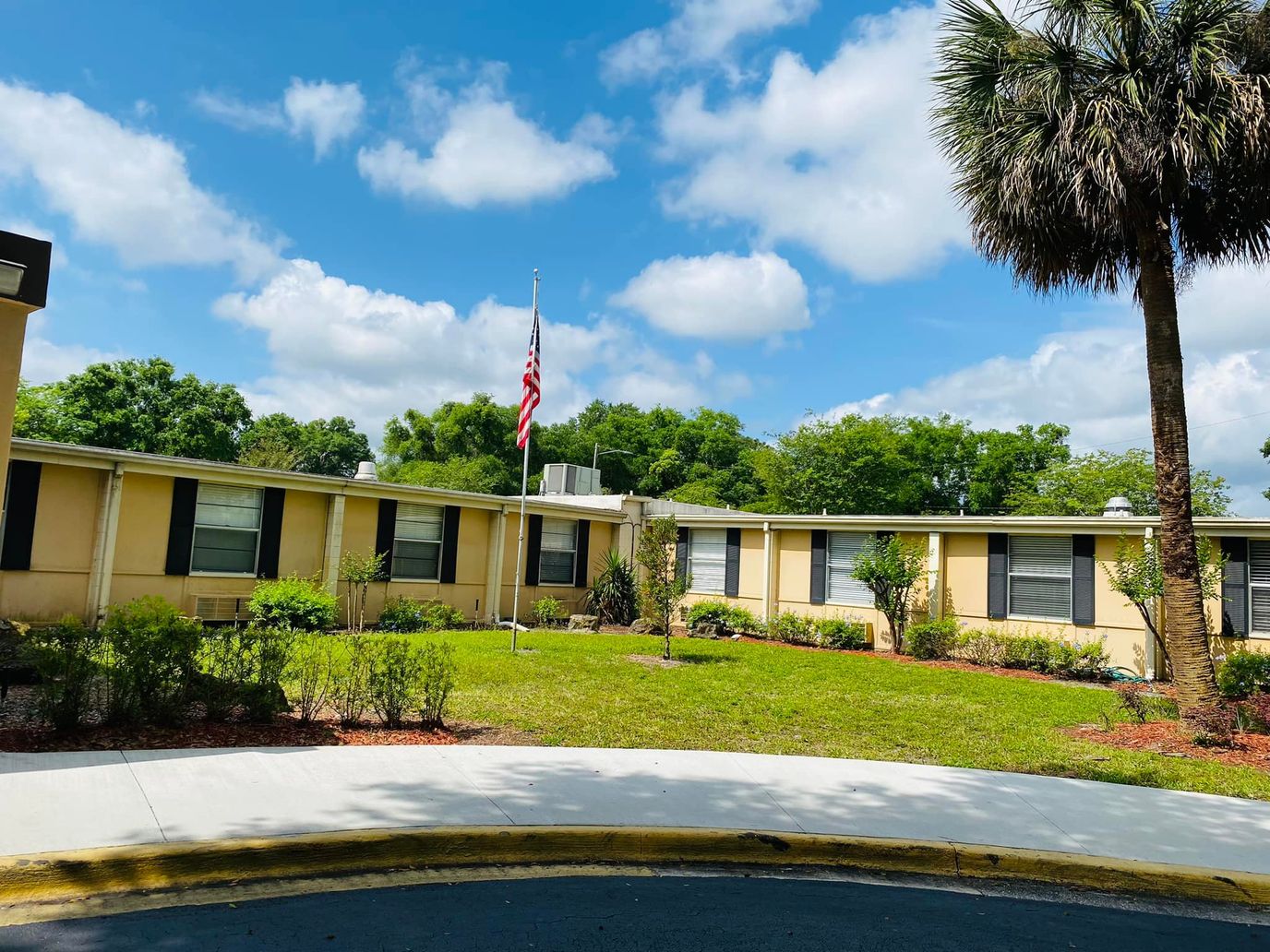 Exterior view of Longwood Health and Rehabilitation Center