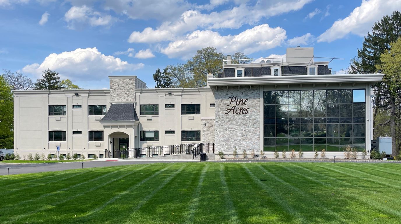 Exterior view of Pine Acres assisted living facility