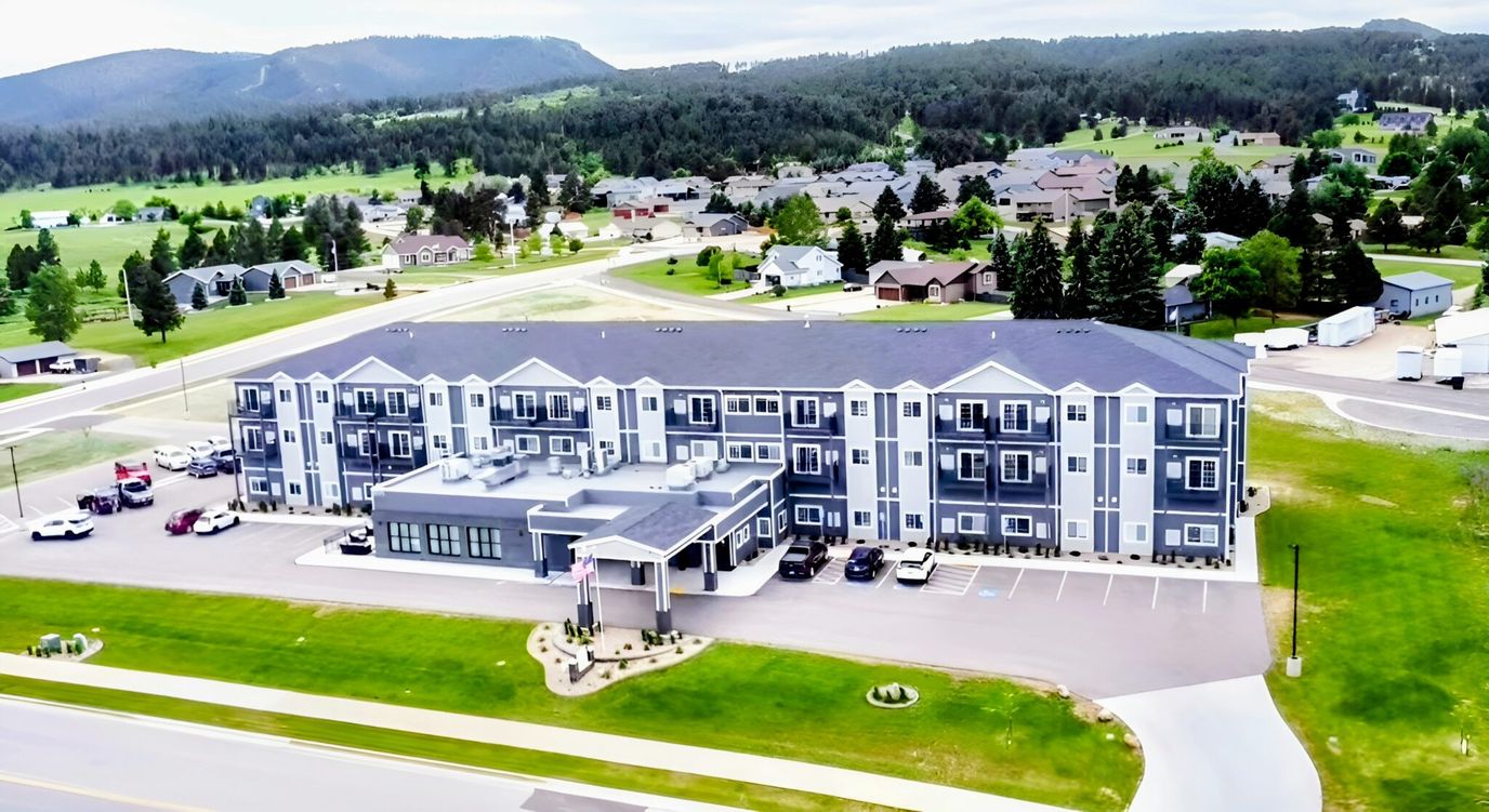 Aerial view of the Dolan Creek Senior Living facility