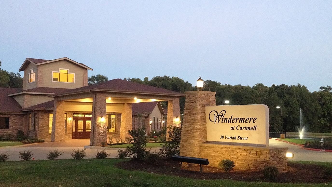 Exterior view of Windermere at Cartmell facility