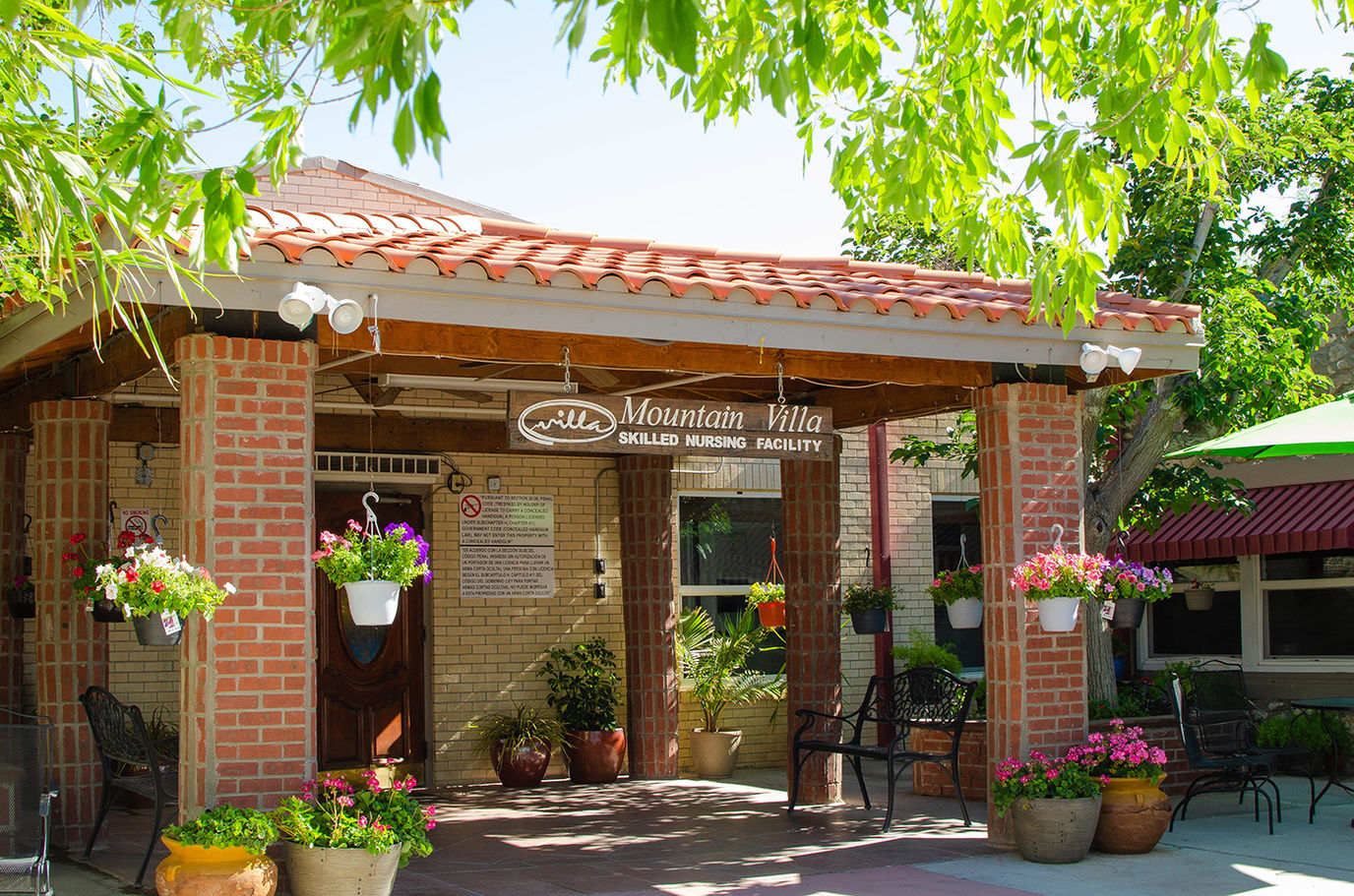 Exterior view of Mountain Villa skilled nursing facility