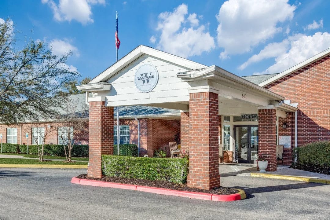 Front entrance of The Westmark Senior Living facility