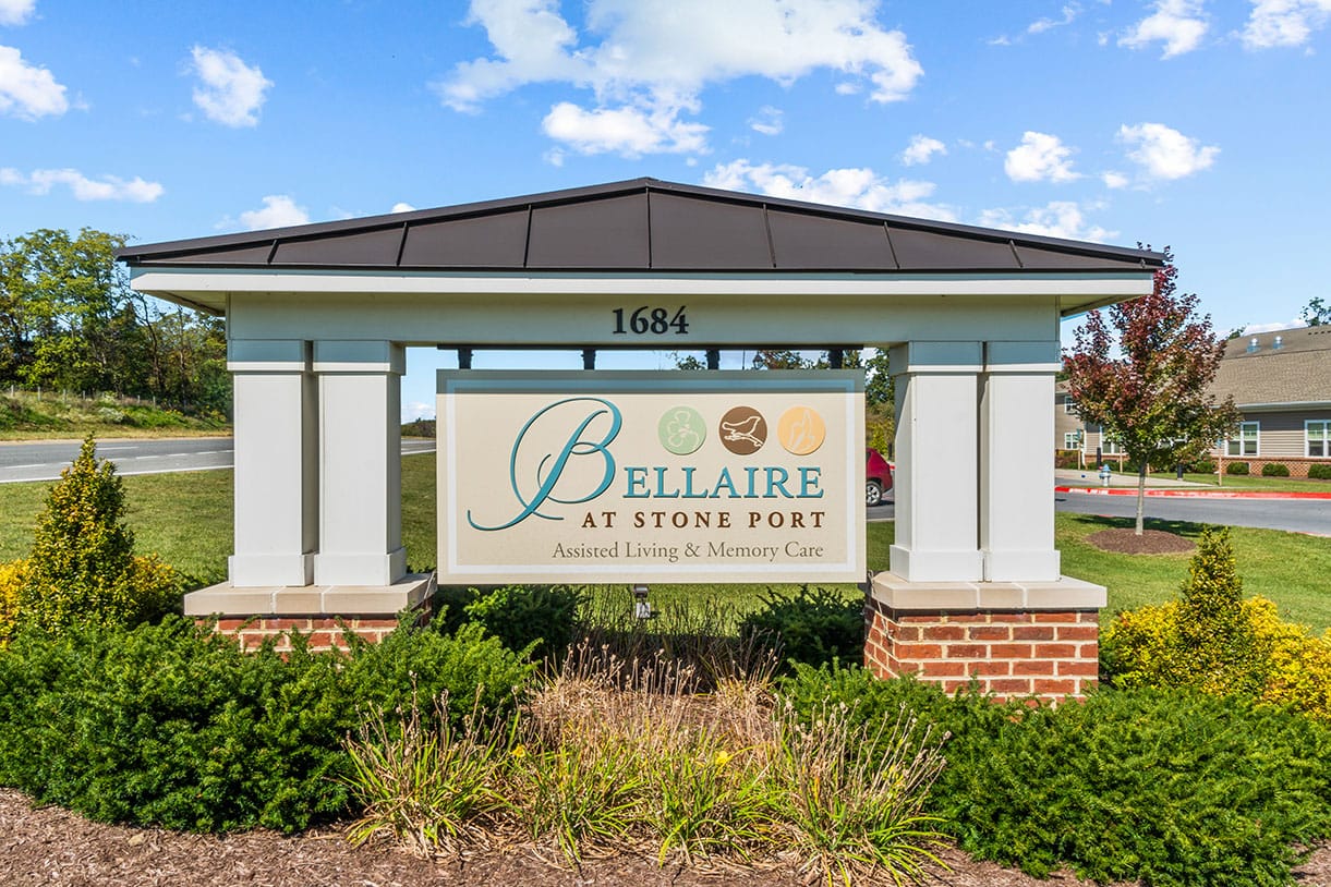 Exterior sign of Bellaire at Stone Port