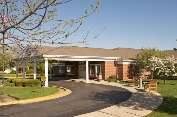 Exterior view of The Pearl of Elk Grove facility