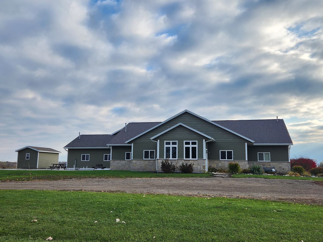 Exterior view of the facility building