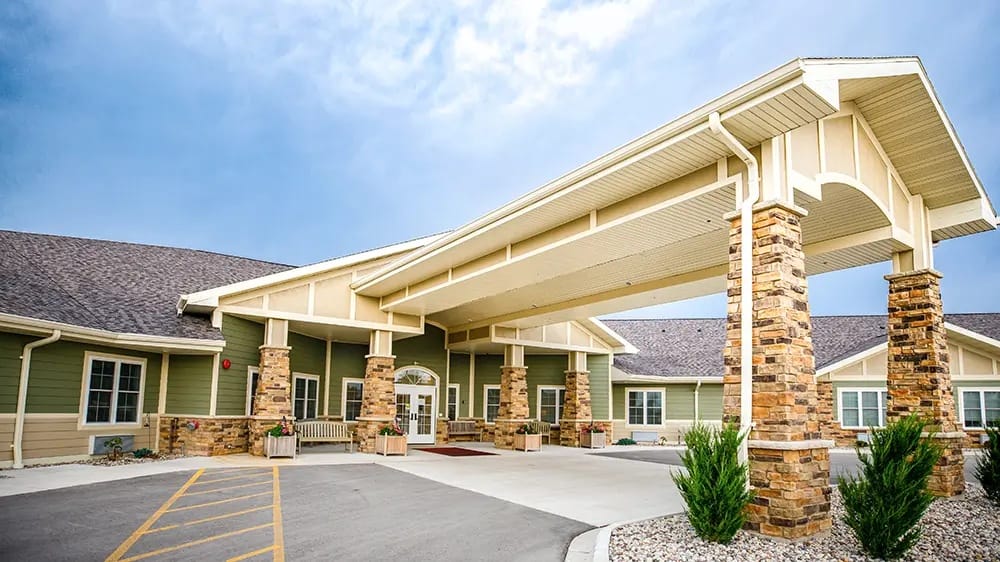 Front entrance of The Courtyard at Bellevue
