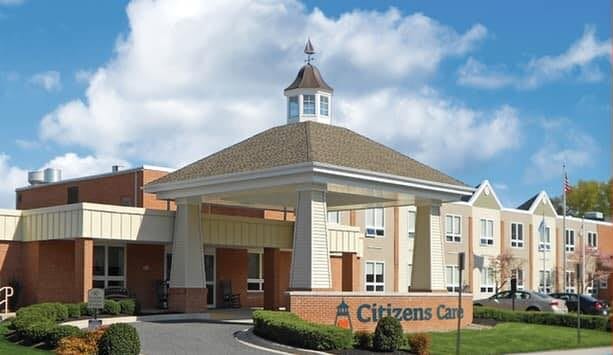 Exterior view of Citizens Care Center entrance