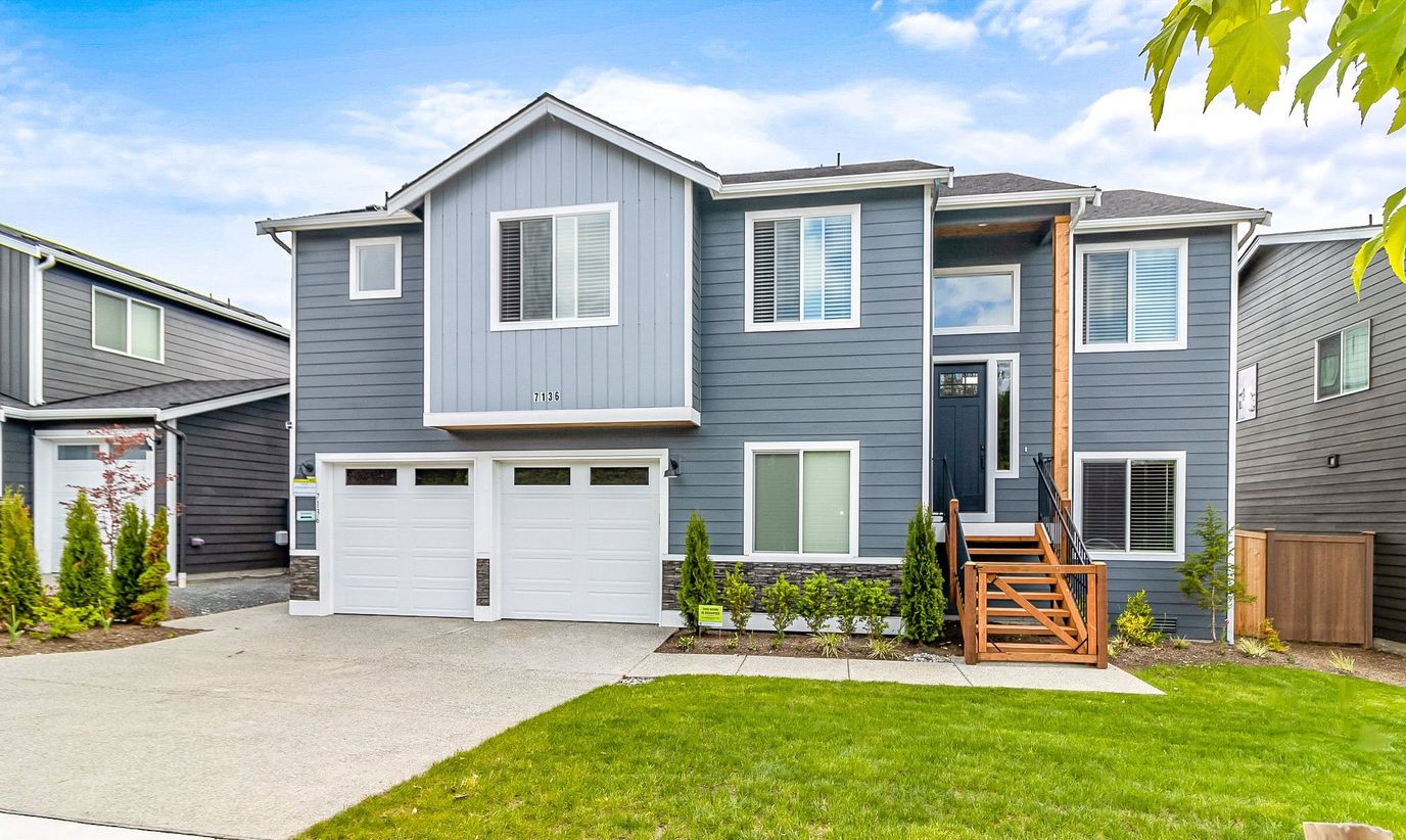 Exterior view of a modern residential building