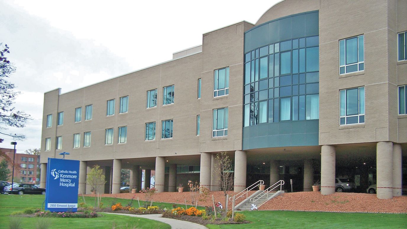 Exterior view of Mercy Hospital Skilled Nursing Facility