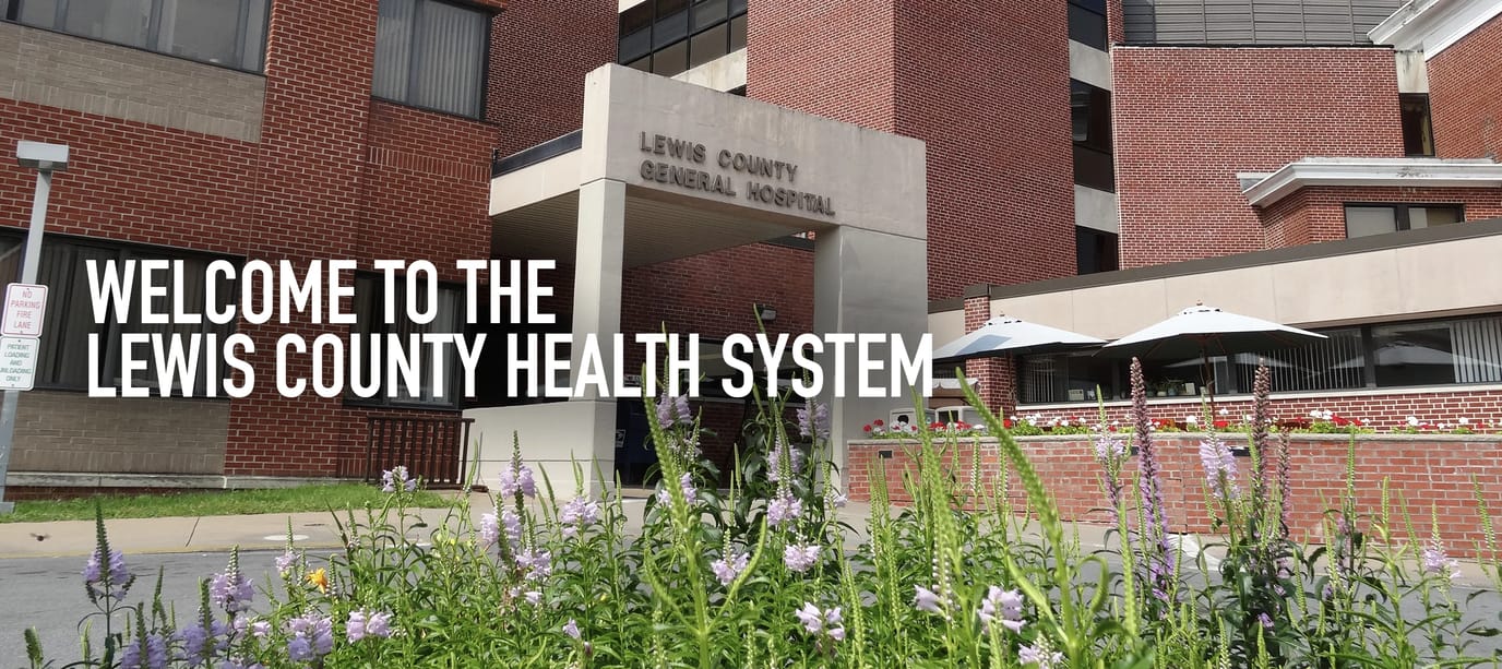 Exterior view of Lewis County General Hospital entrance