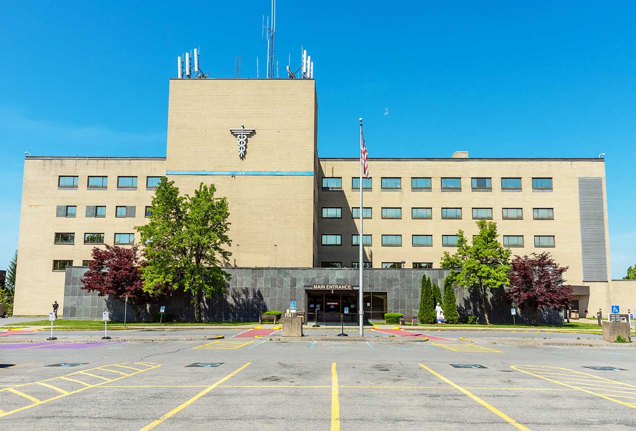 Front view of the Wilkinson Residential Health Care Facility