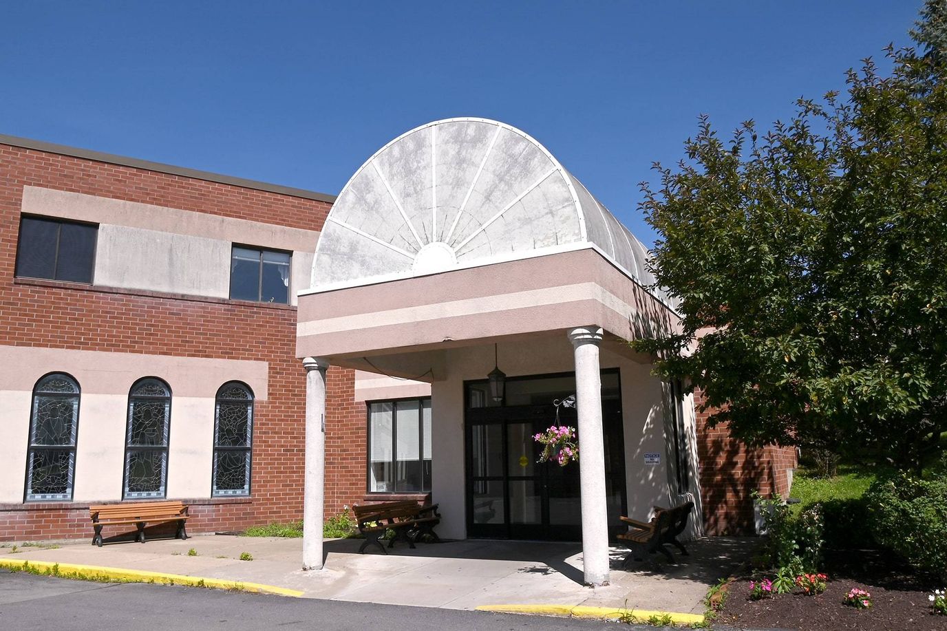 Entrance of a residential health care facility