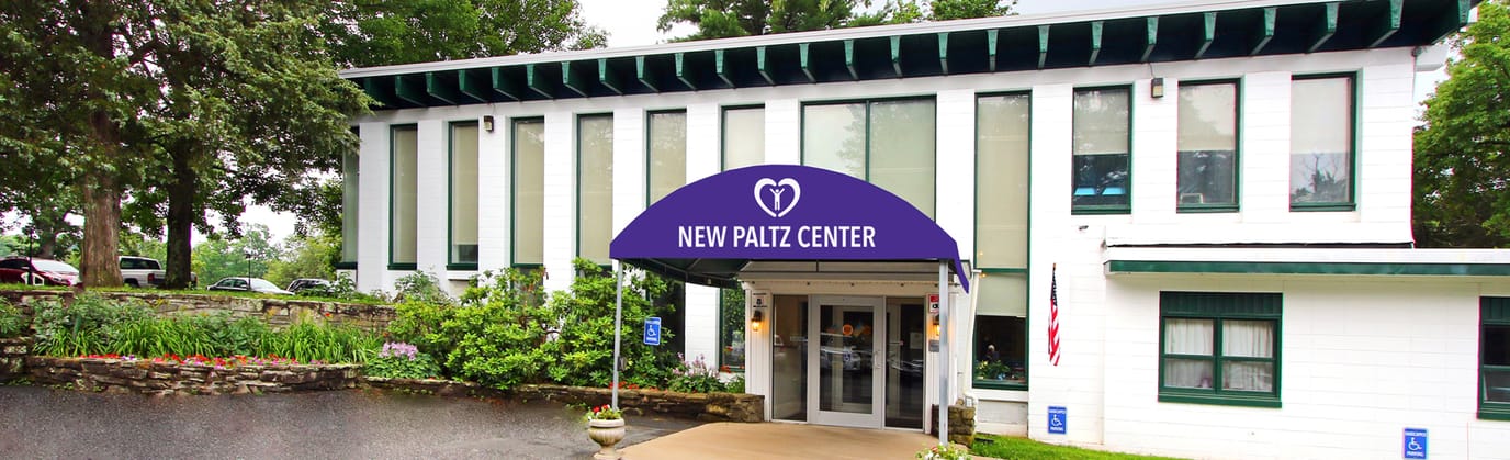 Exterior view of the New Paltz Center building