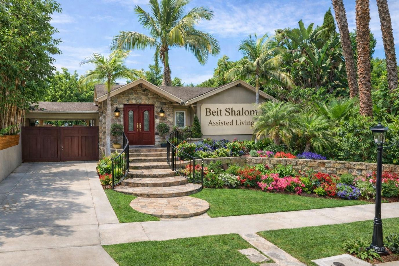 Exterior view of Beit Shalom Assisted Living facility