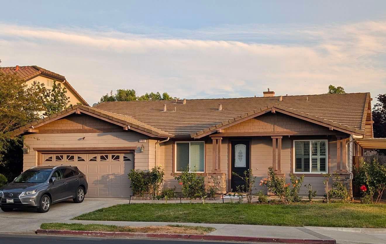 Exterior view of a residential home