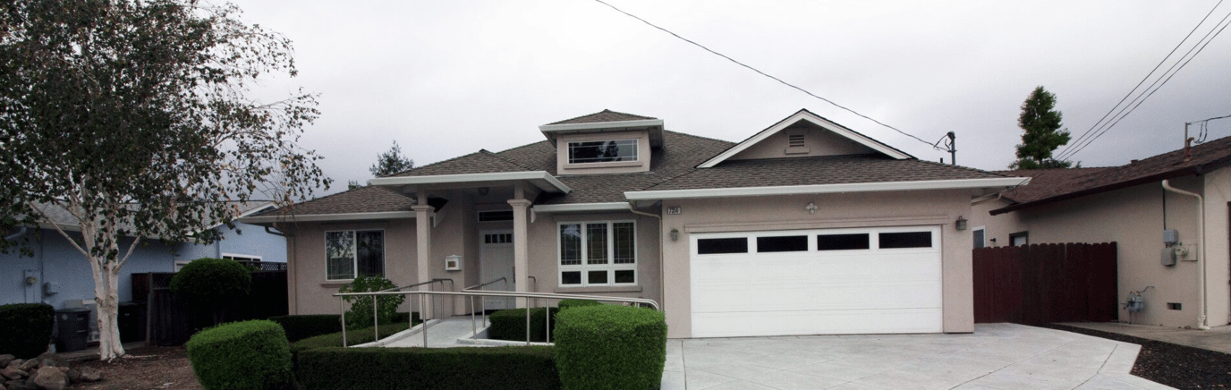 Exterior view of a residential care facility