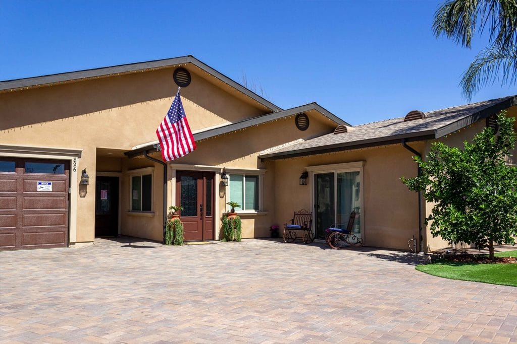 Exterior view of Evergreen Senior Home Care facility