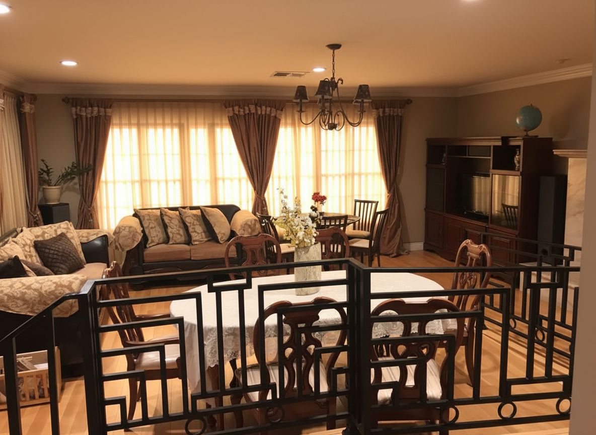 Cozy common area with seating and decor