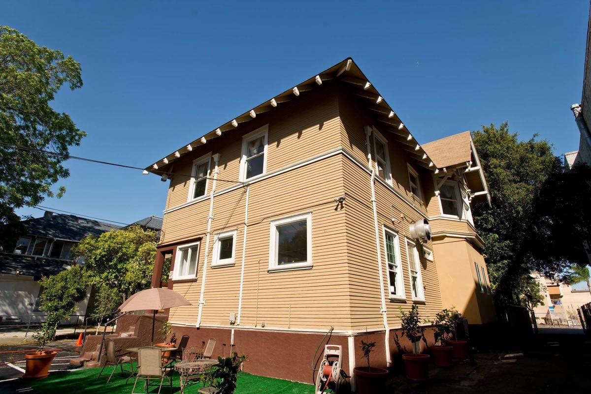 Exterior view of a multi-story assisted living facility