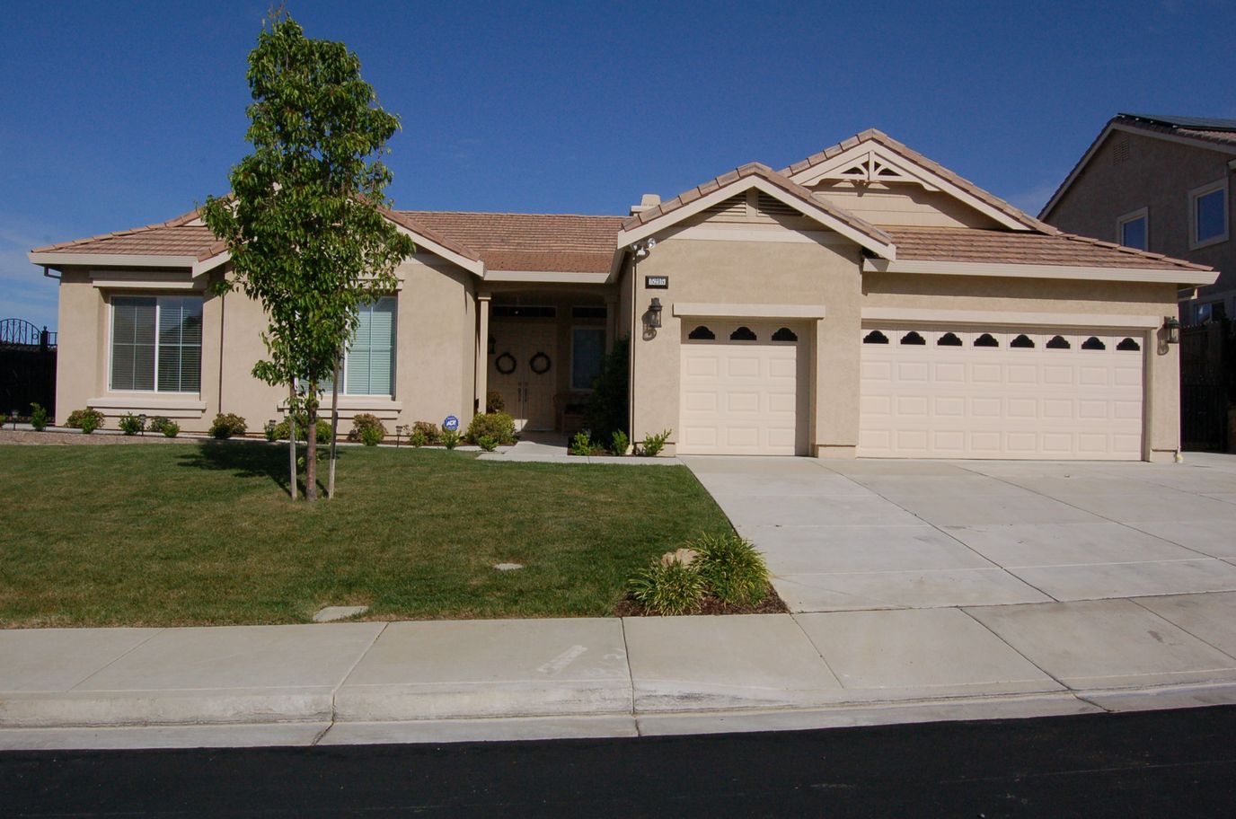 Exterior view of a residential building