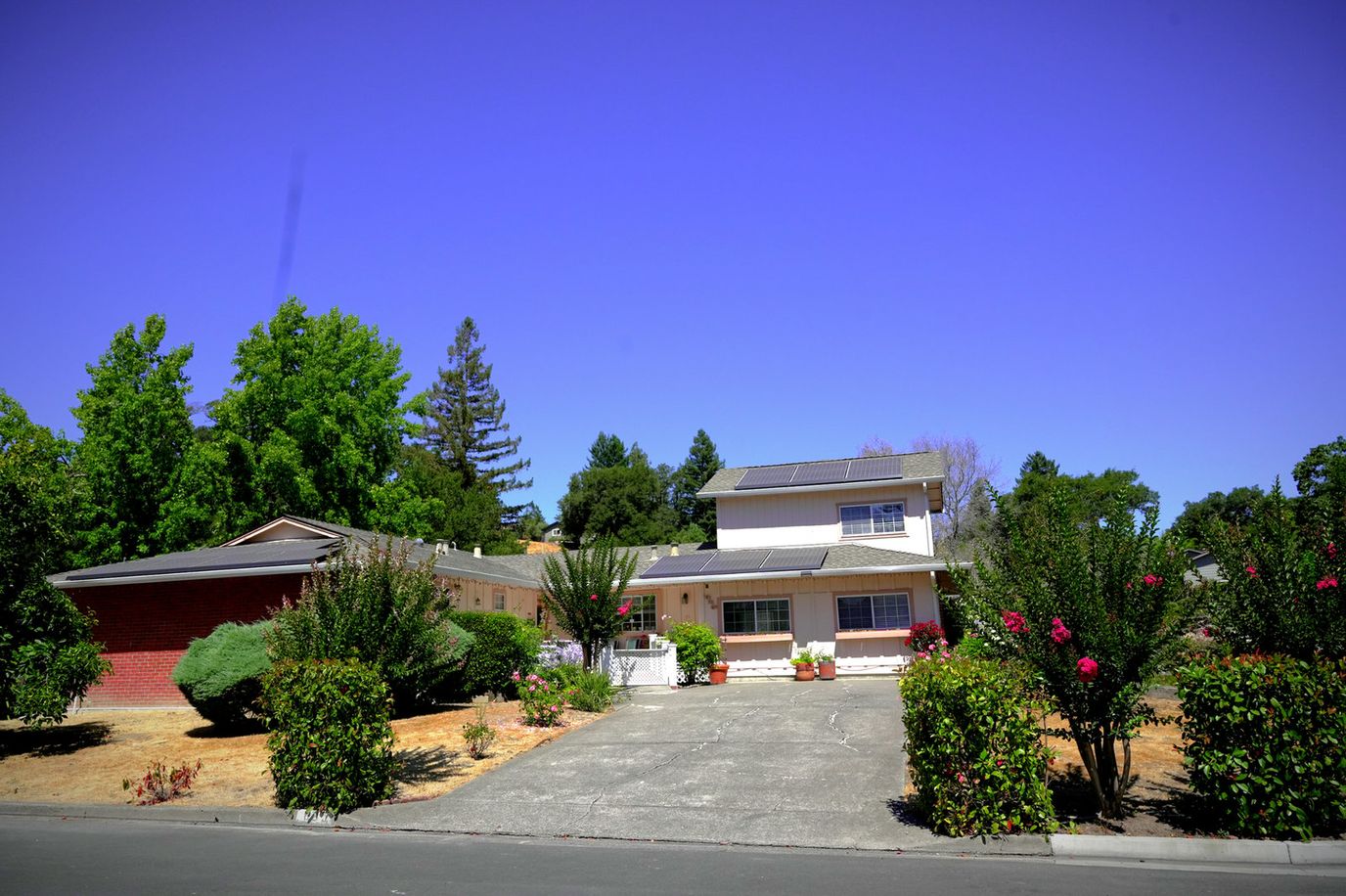 Exterior view of a senior care residential facility