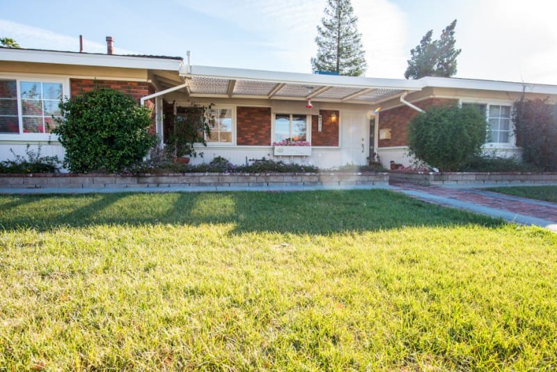 Exterior view of Woodlake Loving Care facility
