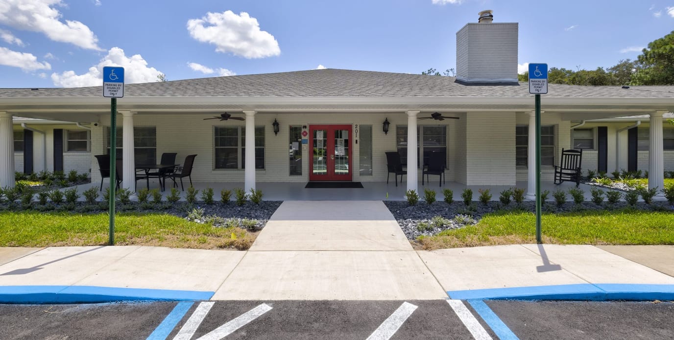 Front entrance of the Eastbrooke Gardens facility