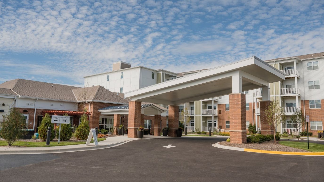 Entrance of Melody Living Lake in the Hills Assisted Living